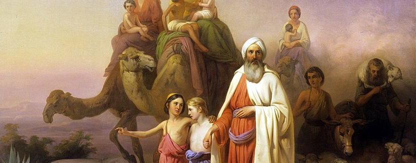 Painting of Abraham and his household departing from Ur