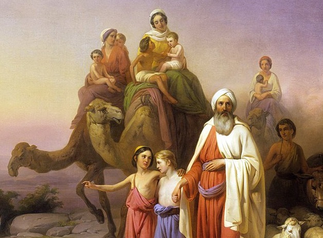 Painting of Abraham and his household departing from Ur