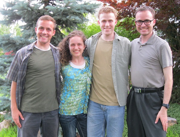 Photo of Tyler, CJ, Audrey, and Jeremy Madsen